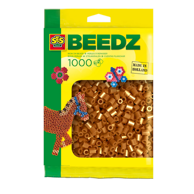 Ses Bügelperlen braun 1000 Stk.