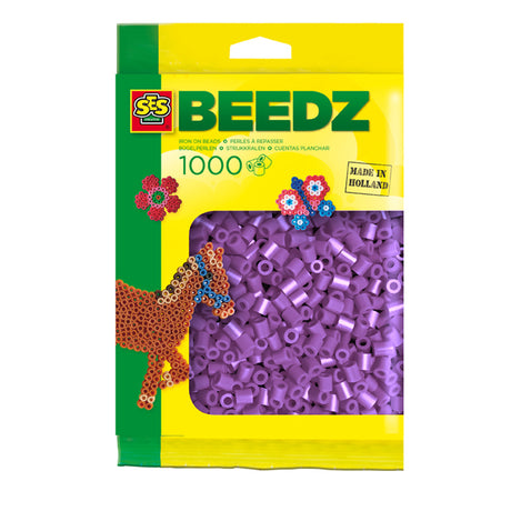 Ses Bügelperlen Lila 1000 Stück