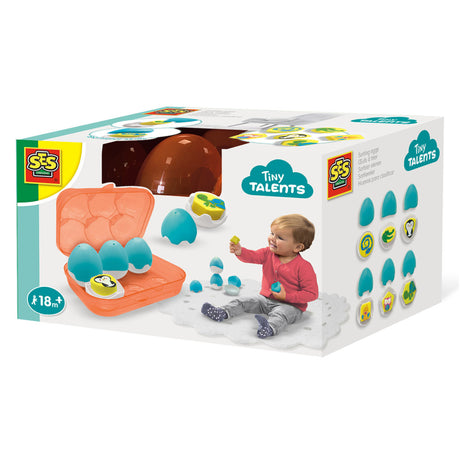 Ses kreative kleine Talente sortieren Eier