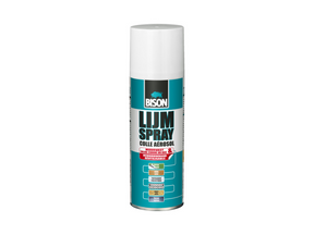 Bison Klebespray Universal-Sprühdose 200 ml – handliches Klebespray zum dauerhaften oder temporären Verkleben von Papier, Pappe, Fotos, Postern, Collagen, Metallfolien, Dämm- und Dekorationsmaterialien, Filz, Textilien und mehr