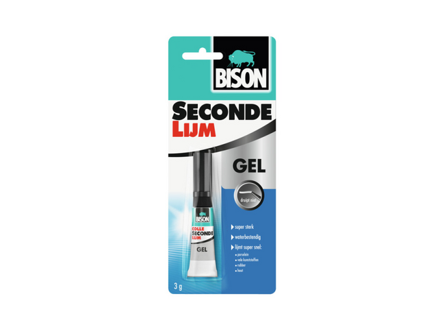Bison Sekundenkleber-Gel 3 Gramm