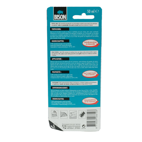 Bison Textile Klebstoffröhre 50 ml transparent