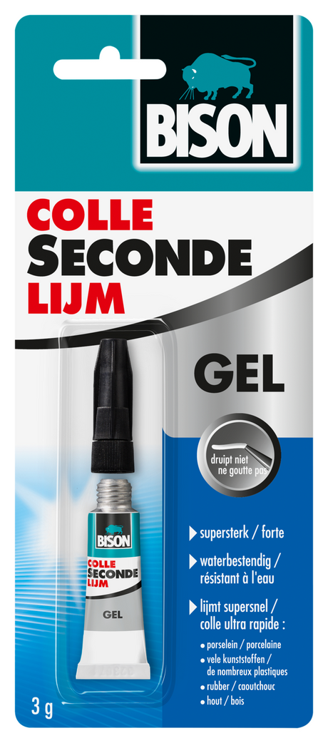 Bison Superkleber-Gel-Blister | 3g - 1490288