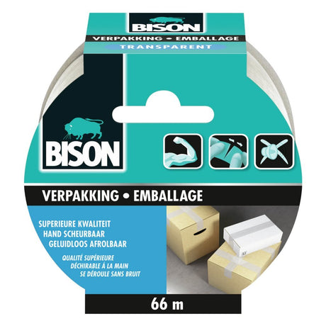 Bison Verpackungsband transparent 66m
