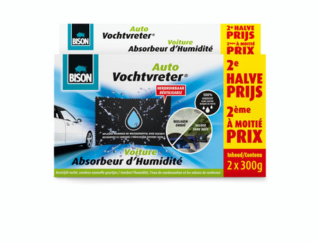 Bison Auto-Feuchtigkeitsabsorber wiederverwendbar 2 x 300 Gramm