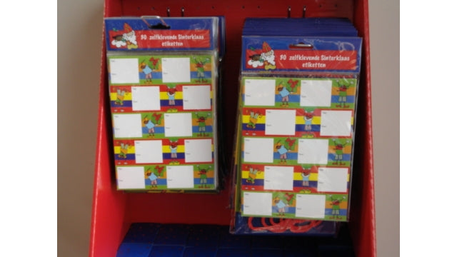 Sinterklaas 30 selbstklebende Etiketten