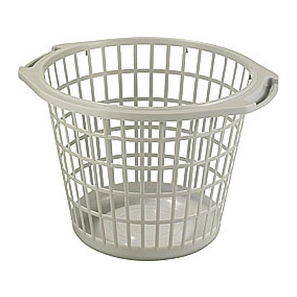 Sunware Basic Wäschekorb 48cm rund grau | 2 Stk