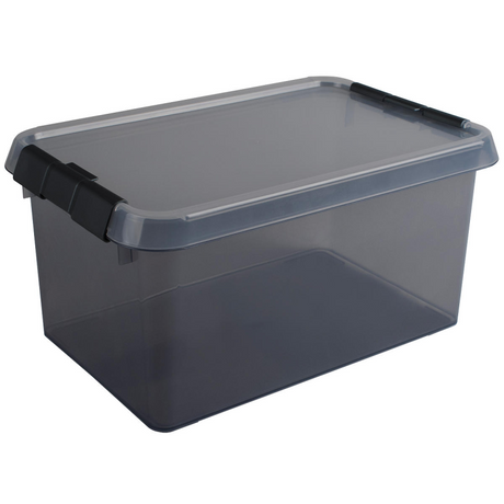 Sunware Comfort Line Aufbewahrungsbox 6l mit Deckel transparent grau