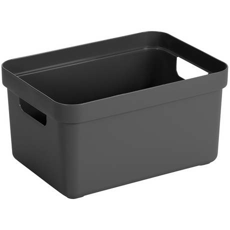 Sunware Sigma Home Aufbewahrungsbox 13l Anthrazit 35,2 x 25,3 x 18,3 cm