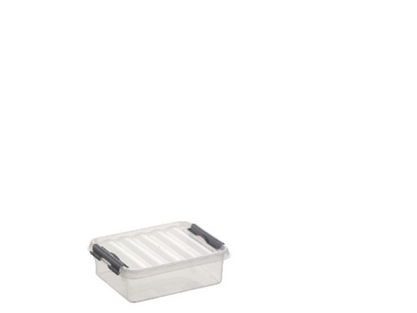 Sunware q-line Aufbewahrungsbox klein 1 Liter transp. 20x15x6cm