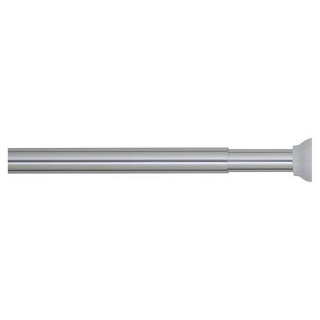 Dichtungsfäbe -Duschvorhangstange Teleskop 255 cm Chrom -Verschärft