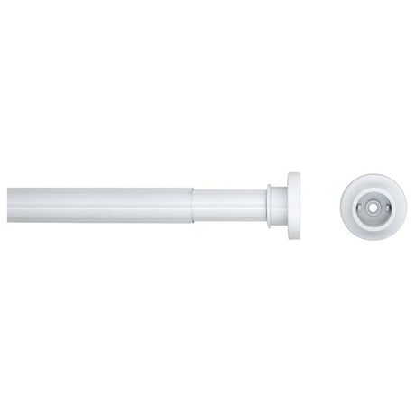 Dichtungsfäle Dichtungsfeule Duschvorhangstange Teleskop 80-130 cm Weiß