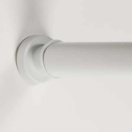 Dichtungsfäle Dichtungsfeule Duschvorhangstange Teleskop 80-130 cm Weiß