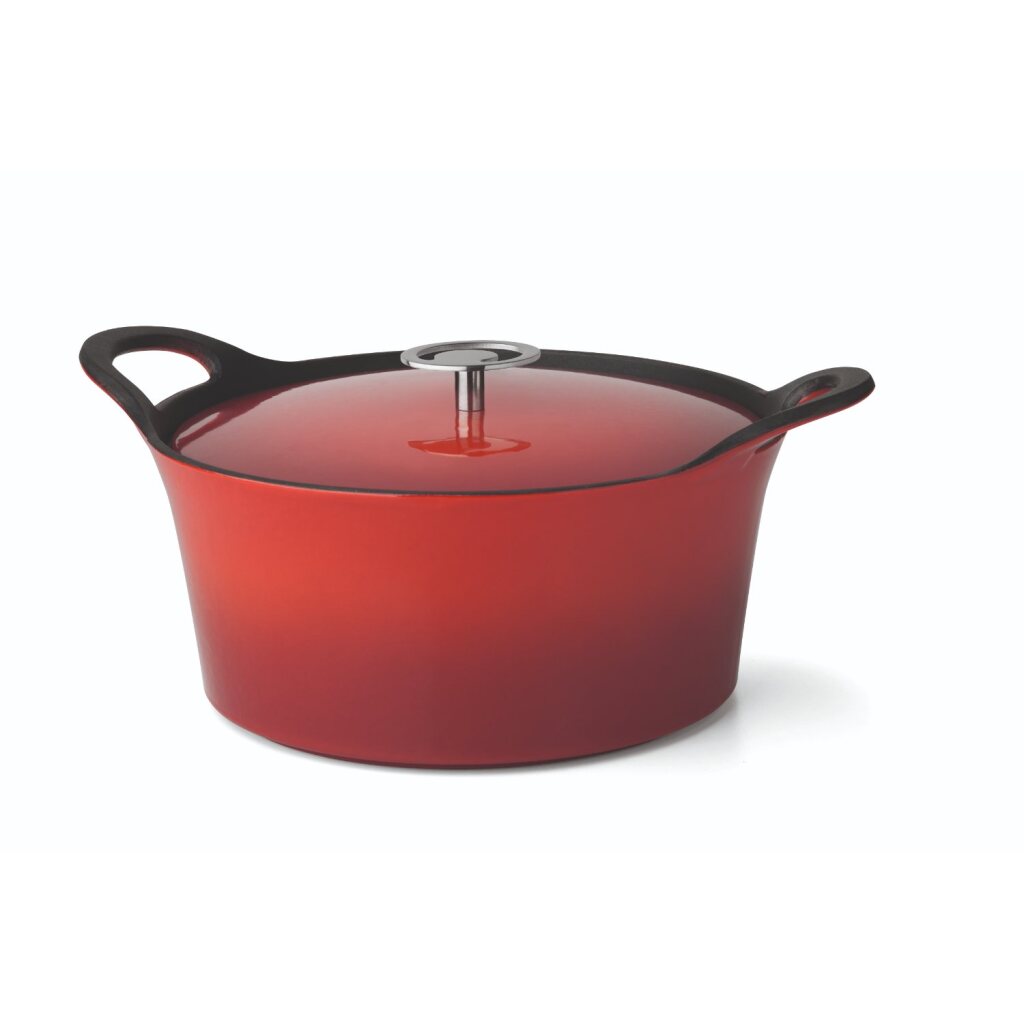 Cuisinox Volcan Gusseisenpfanne 24 cm rot