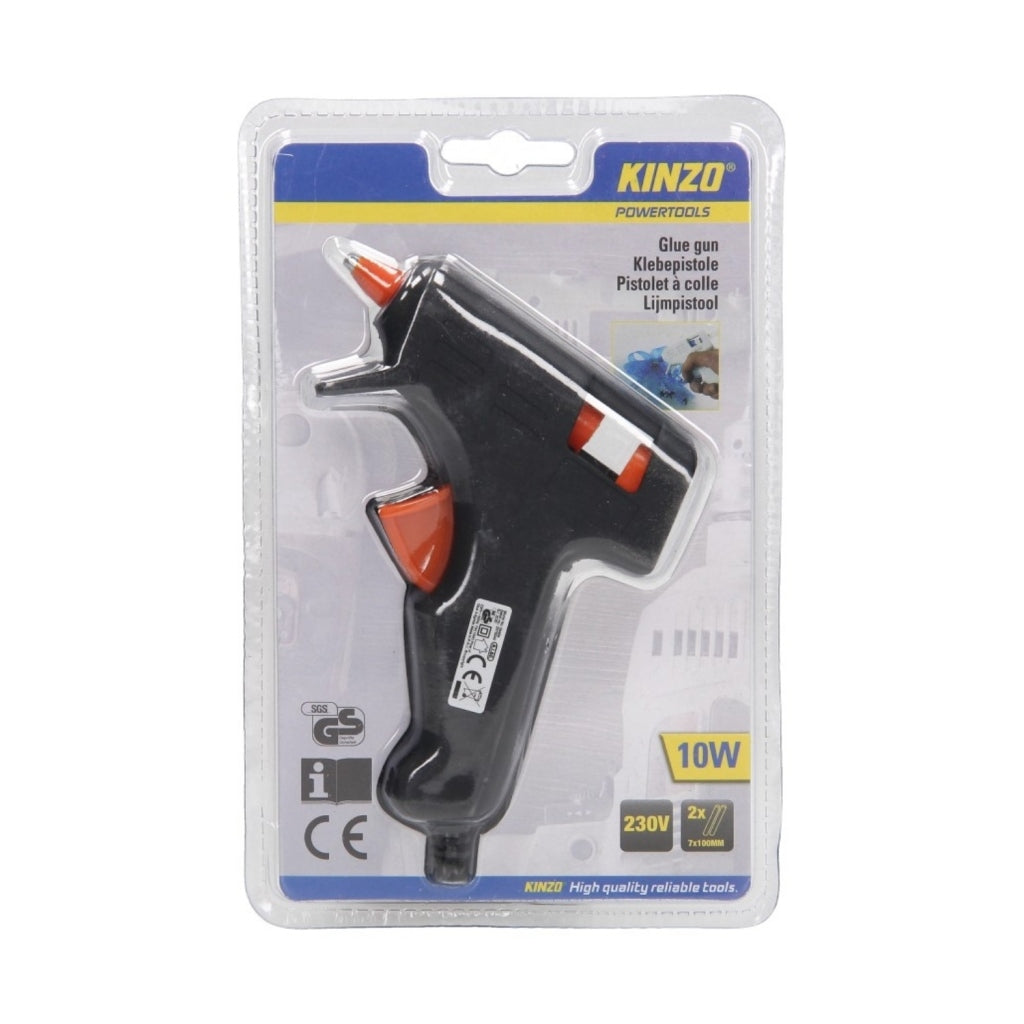 Kinzo Klebepistole + 2 Klebestifte