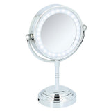 Dunlop LED-Schminkspiegel 15 cm Chrom