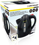 Dunlop Camping-Wasserkocher, schwarzer 12-V-Stecker