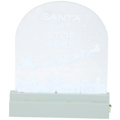 Grundig Weihnachtsschild LED mehrfarbig