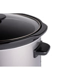 Alpina Slow Cooker 3,5l 240w Edelstahl schwarz