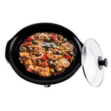 Alpina Slow Cooker 3,5l 240w Edelstahl schwarz