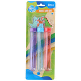 Eddy toys bellenblaas dino set 3 stuks - bellenblaas dinosaurus met bellenblaas stokje - bellenblaas flesjes 59ml voor kinderen - bellenblaas traktatie