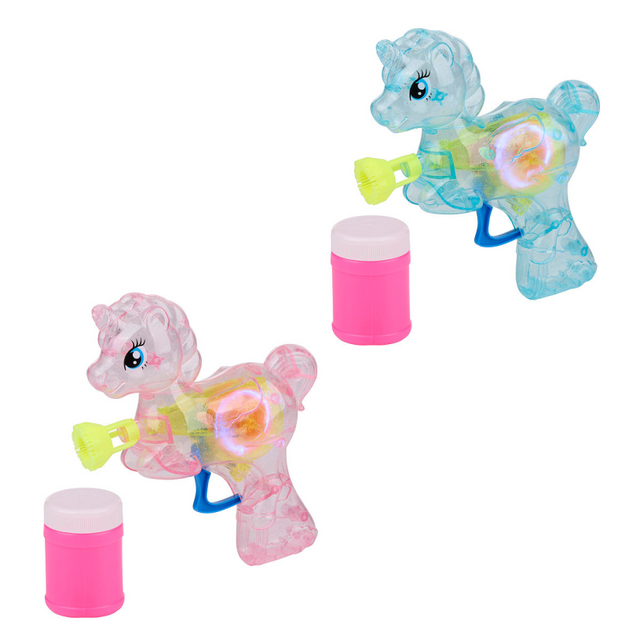 Seifenblasenpistole Einhorn assortiert