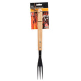 BBQ Collection Fleischgabel Luxus 41 cm Eiche Edelstahl