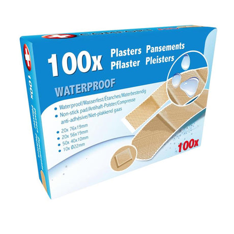 Lebenslange wasserbeständige Pflaster, Schachtel mit 100 Stück