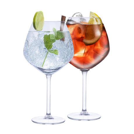 Alpina Cocktailgläser 4 Stück – Gläser für Gin Tonic, Aperol Spritz und Cocktails – Gin Tonic Glas 73 cl – Cocktail-Set – Glas