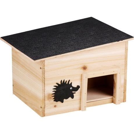 Lebenslanges Garten-Igelhaus aus Holz, 32 x 26 x 20 cm