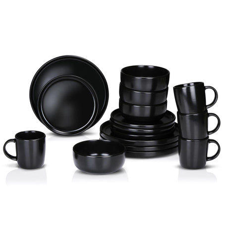 Alpina Geschirrset 16-teilig ø26,5cm schwarz