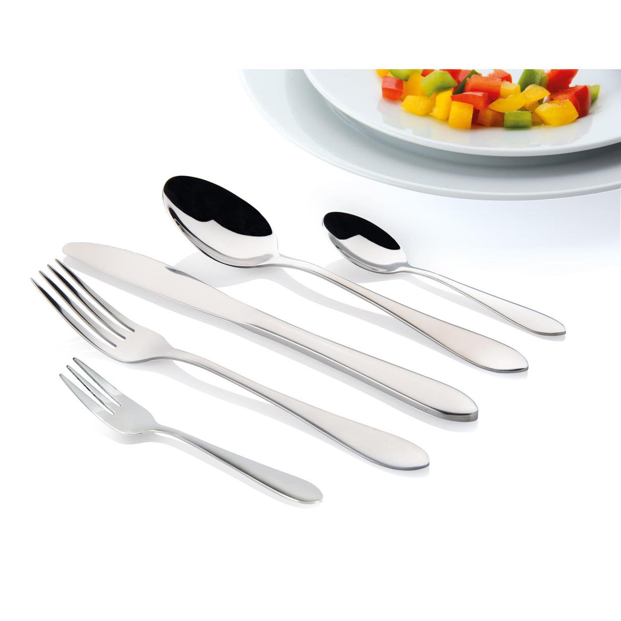 Alpina Besteckset 60-teilig aus Edelstahl