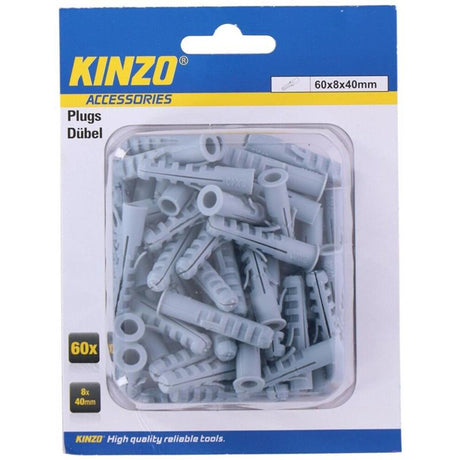 Kinzo-Stecker Kunststoff 60 Stück 8x40mm