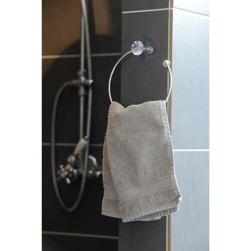 Basic Handtuchhalter mit Saugnapf 15,8x4 cm sortiert