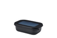 Mepal Multischüssel Cirqula rechteckig 500 ml – Nordic Black 17,6 x 12,6 x 5,1 cm