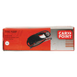 Carpoint Fußpumpe mit Manometer 4 bar Stahl schwarz