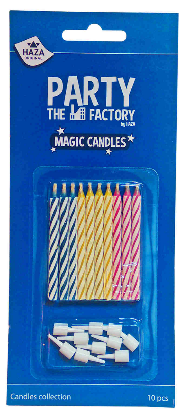 Taartkaarsjes 10 stuks magic candle