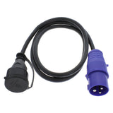 Grundlegender geerdeter CEE-Adapterstecker 1,5 m