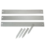 Naturgrenzkanten 3 PCs 91.4x10,2 cm Stahl