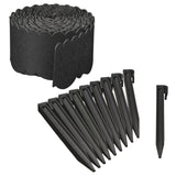 Nature Border Border Set dekorativ 13 cm x 12 m mit Stift Schwarz