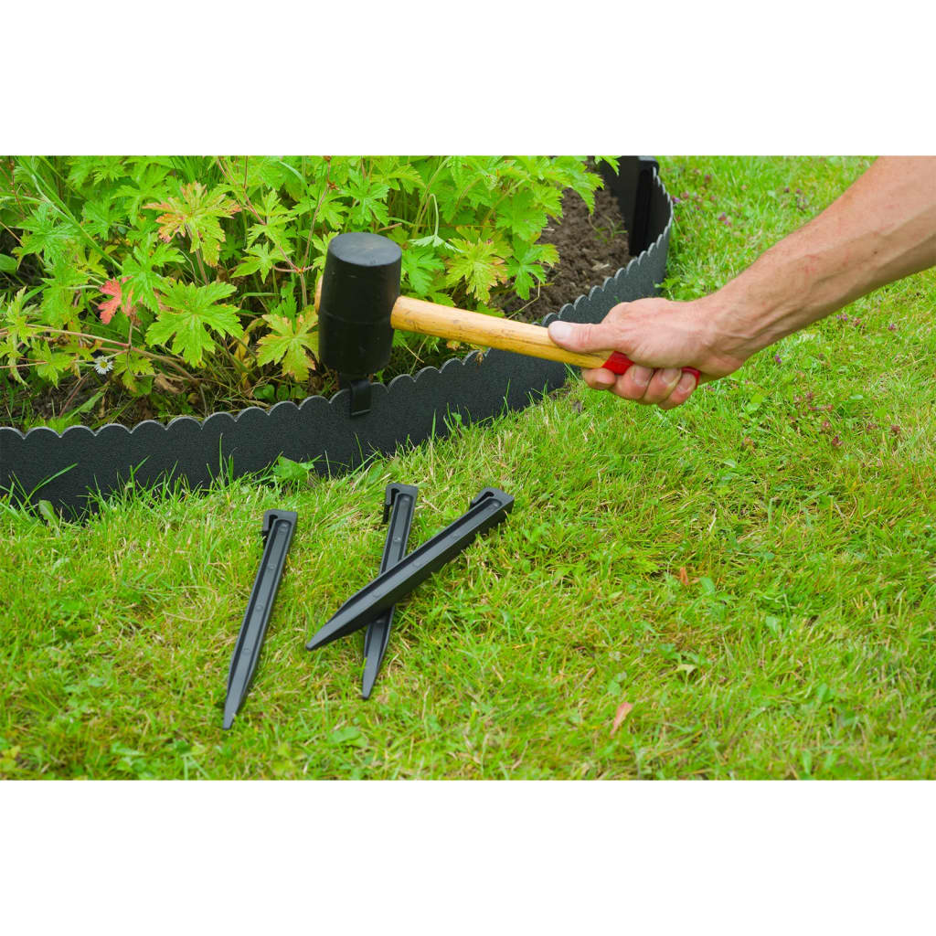 Nature Border Border Set dekorativ 13 cm x 12 m mit Stift Schwarz