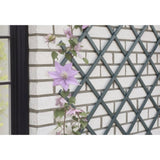Naturgarten Slat Arbeit 50x150 cm PVC Anthrazit -gelenkt