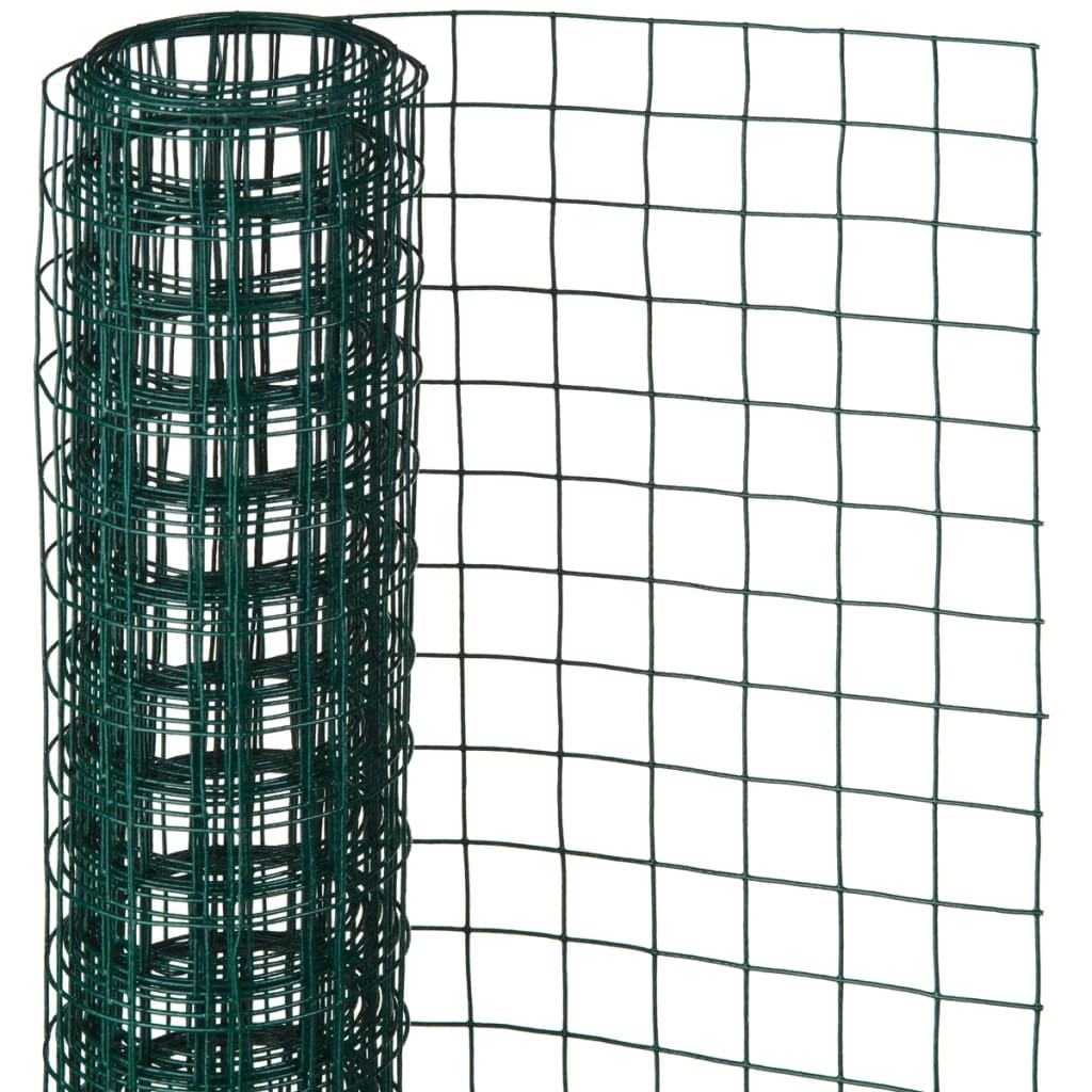 Nature Mesh Quadrat 0,5 x 2,5 m 13 mm Kunststoff beschichtetes Stahlgrün