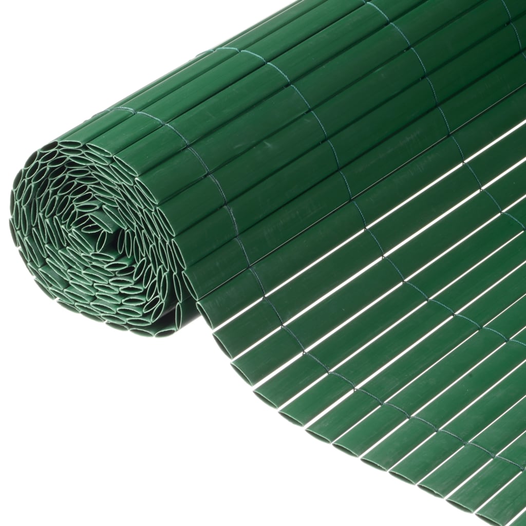 Naturgartenbildschirm doppelte 1x3 m PVC Grün