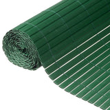 Naturgartenbildschirm doppelte 1,5 x 3 m PVC Grün