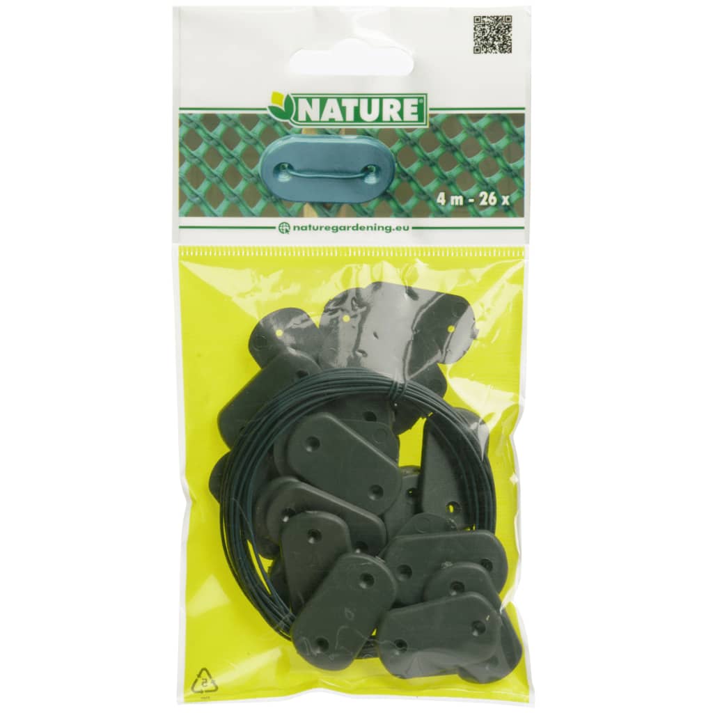 Natur 27-teiliger Gartenbildschirm Montageset Grün grün