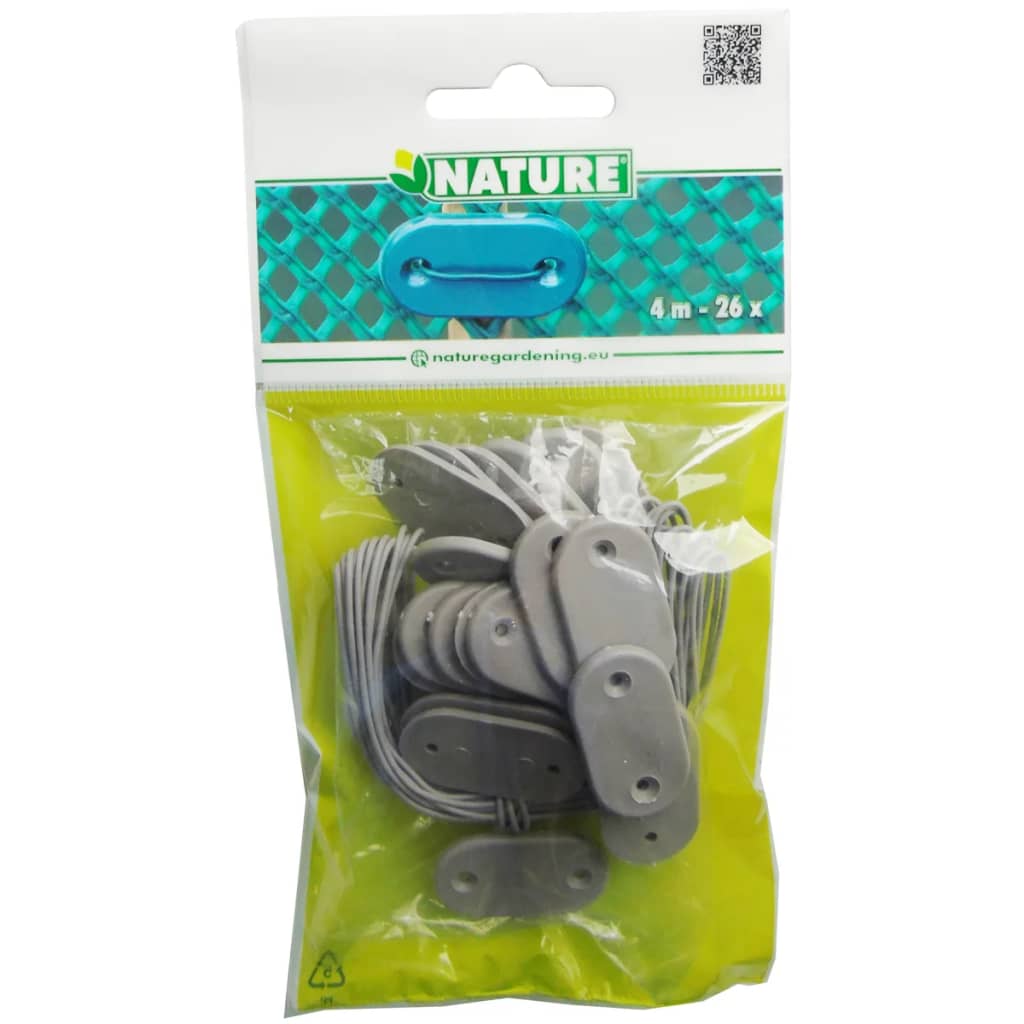 Natur 27-teiliger Gartenbildschirm Montageset Grau