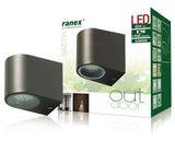 Ranex RA-5000332 LED-Außenwandleuchte aus Edelstahl
