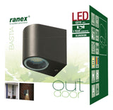 Ranex RA-5000332 LED-Außenwandleuchte aus Edelstahl