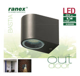 Ranex RA-5000332 LED-Außenwandleuchte aus Edelstahl